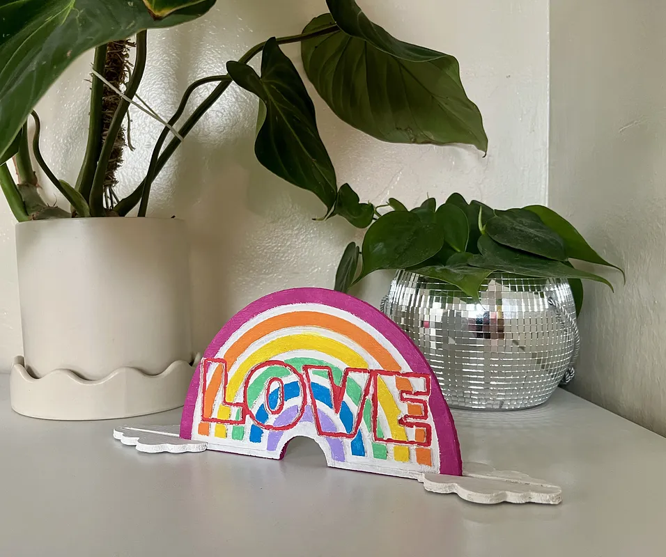 Love Sign with Rainbow - image 2