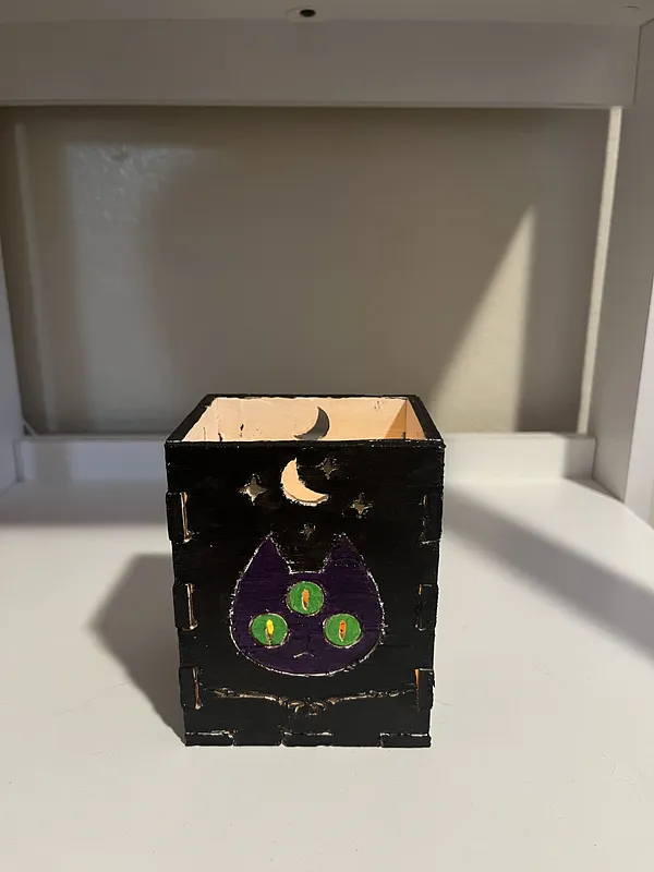 Spooky Cat Halloween Lantern - image 2