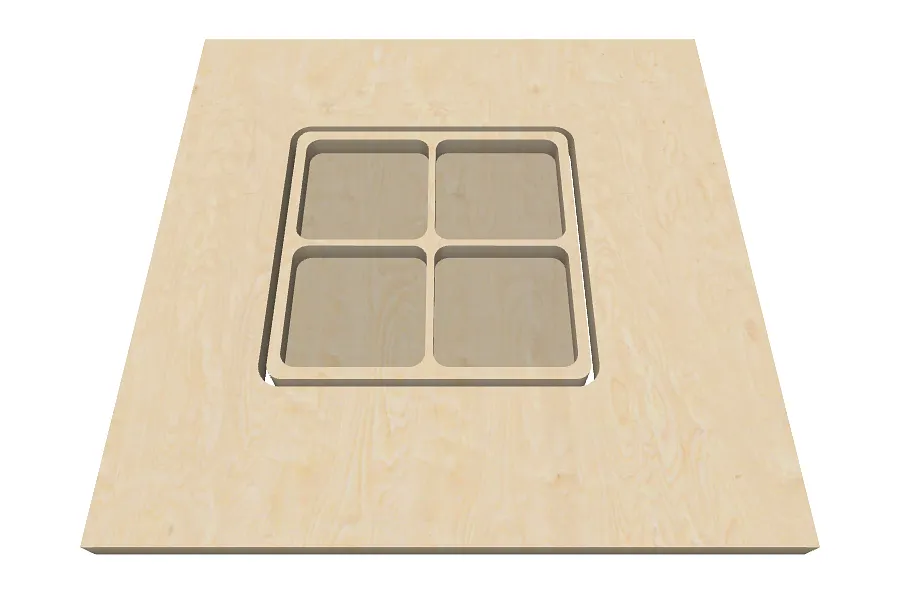 Square Catch All Tray - image 1
