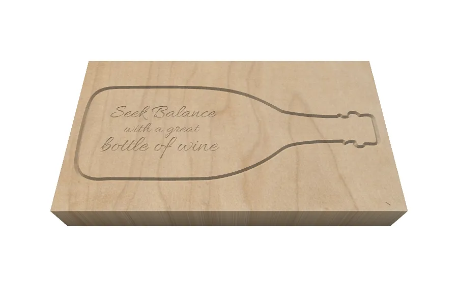 balance wine bottle - image 1