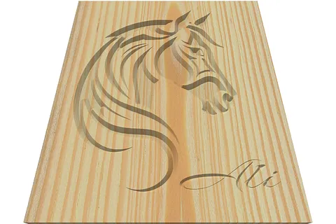 The horse