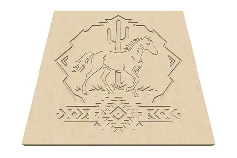 Horse in Desert