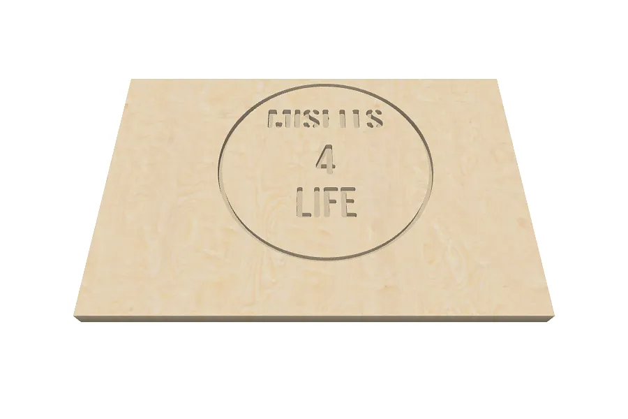 misfits wooden sign - image 1