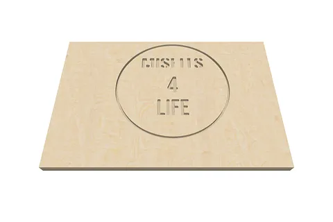 misfits wooden sign