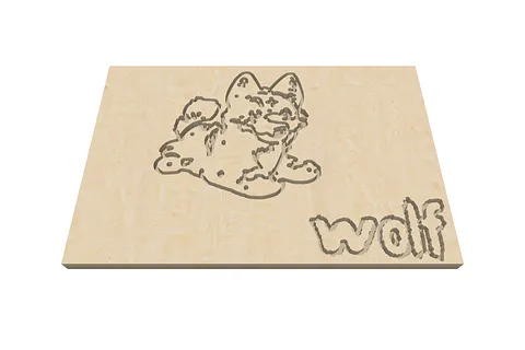my pet wolf