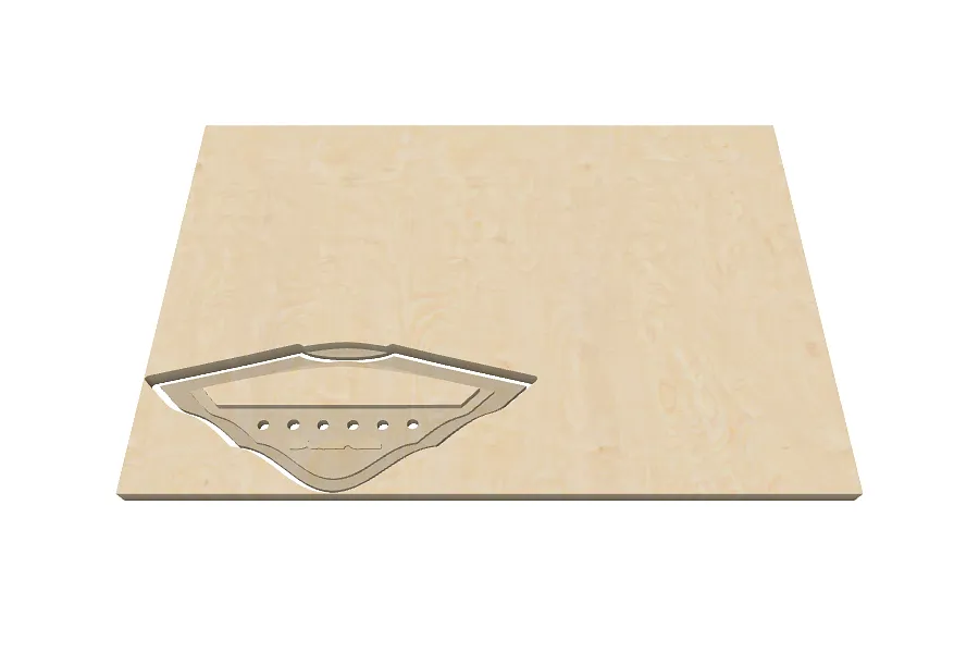 bridge guitar 3 mm flute - image 1