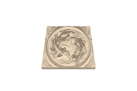 Fish 3D Koi pond