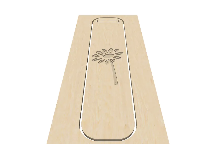 bookmark - daisy flower - image 1