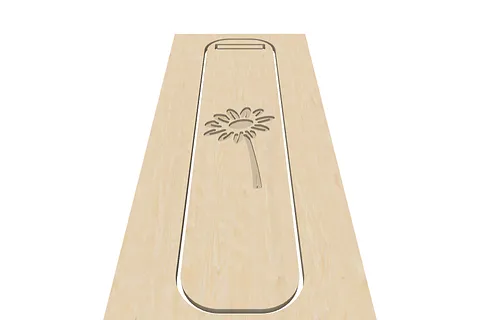 bookmark - daisy flower