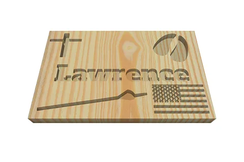 Lawrence Name Plate