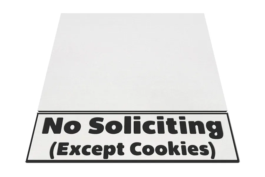No Soliciting (Except Cookies) - image 1
