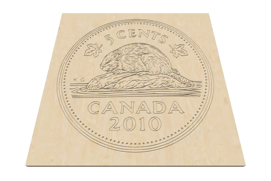 Wooden Nickel - image 1