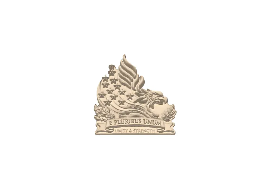 3D Eagle Flag - image 1