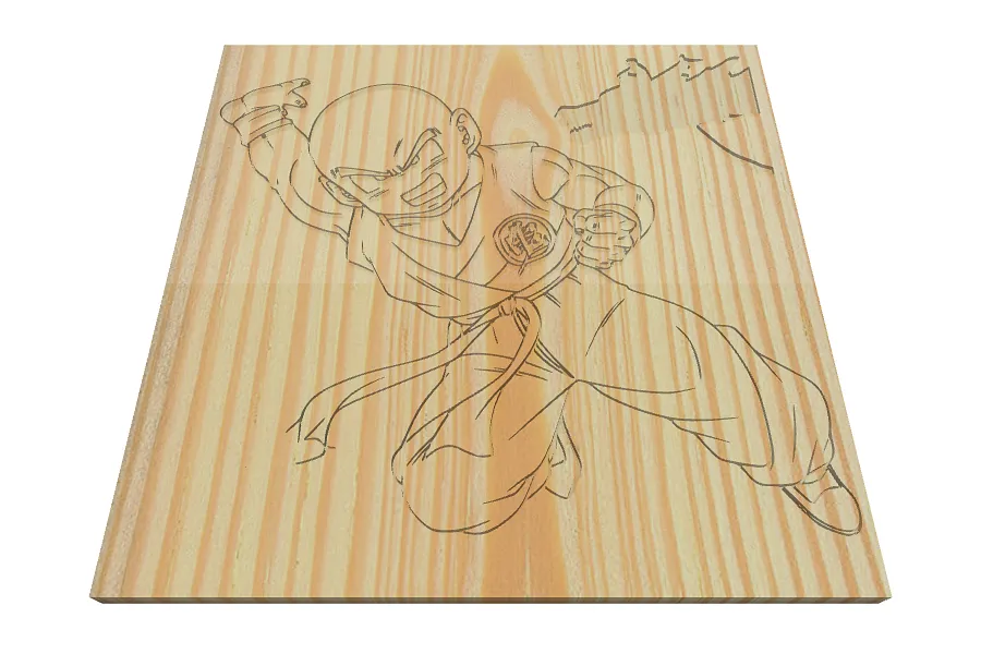 krilin y dragon - image 1