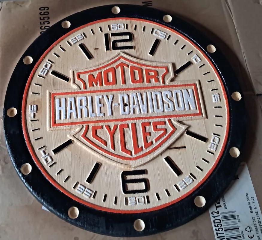 harley clock - image 2