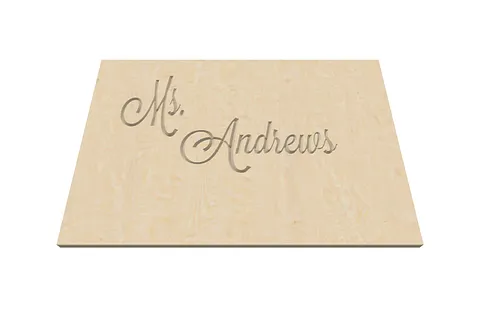 Door Sign (B. Andrews)