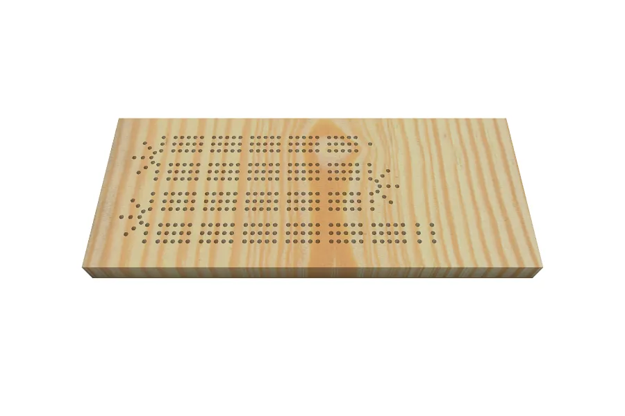 Copy of 5 of 3track cribbage zig zag - image 1