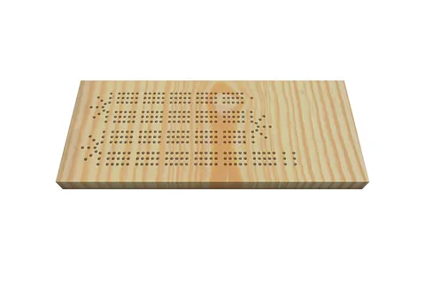 Copy of 5 of 3track cribbage zig zag