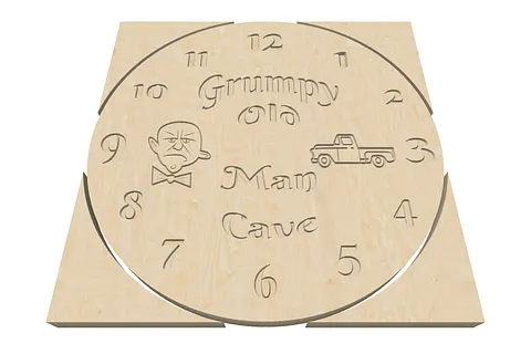 Grumpy clock
