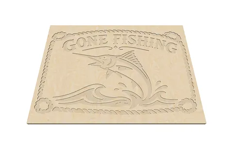 Gone Fishing Sign