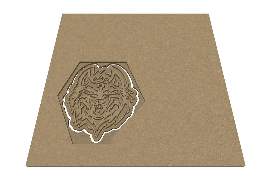wolf head - image 1