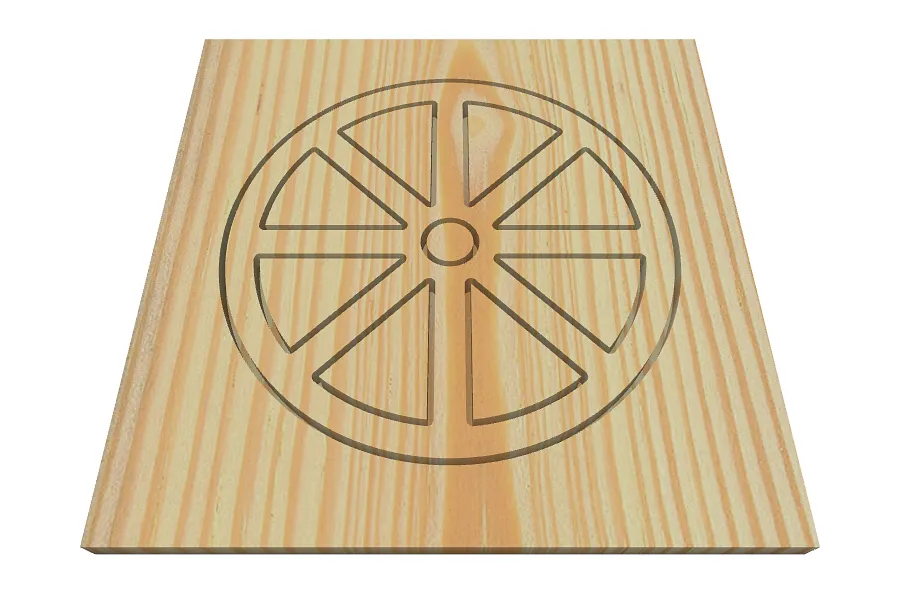 Wagon Wheel 10 inch - image 1