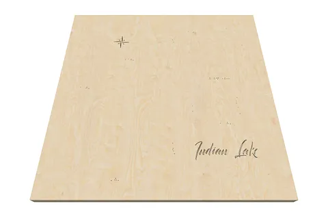 Indian Lake map #6 8th rough