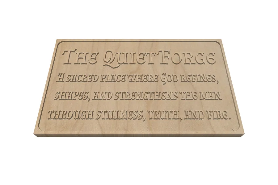 The Quiet Forge Sign - image 1