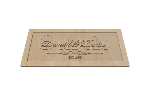 Copy of Layered Name Sign