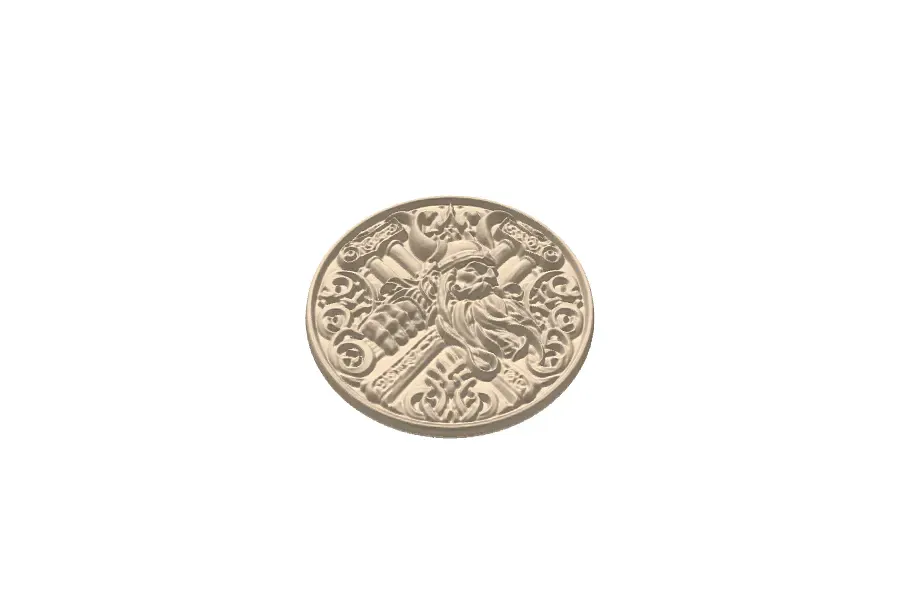 3D Viking coin - image 1