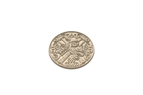3D Viking coin