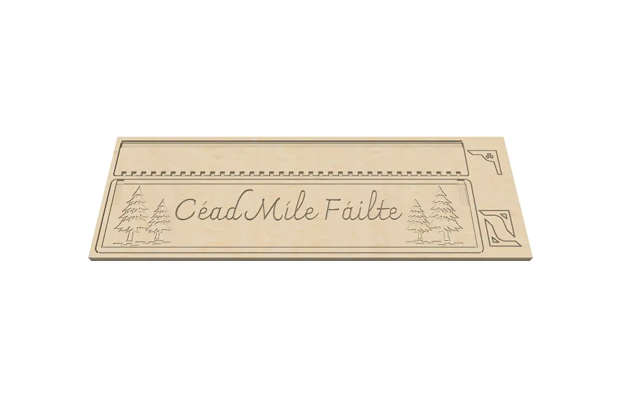 Coat Rack with Shelf - Irish Welcome - image 2