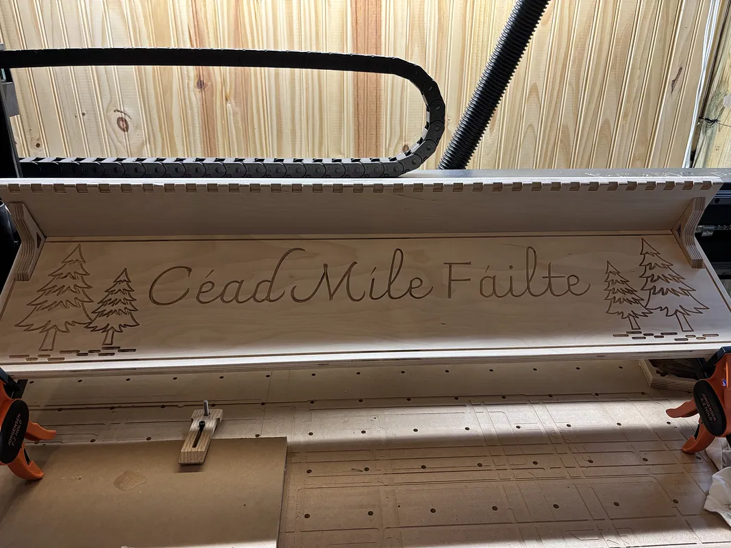 Coat Rack with Shelf - Irish Welcome - image 3
