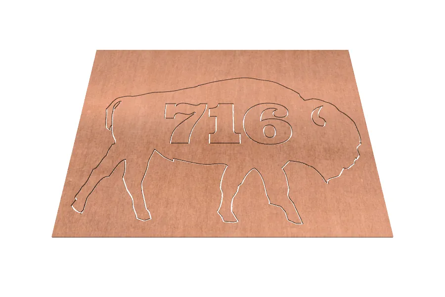 Buffalo Stencil Thin - image 1