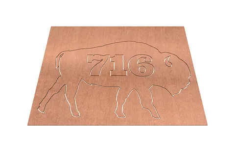 Buffalo Stencil Thin