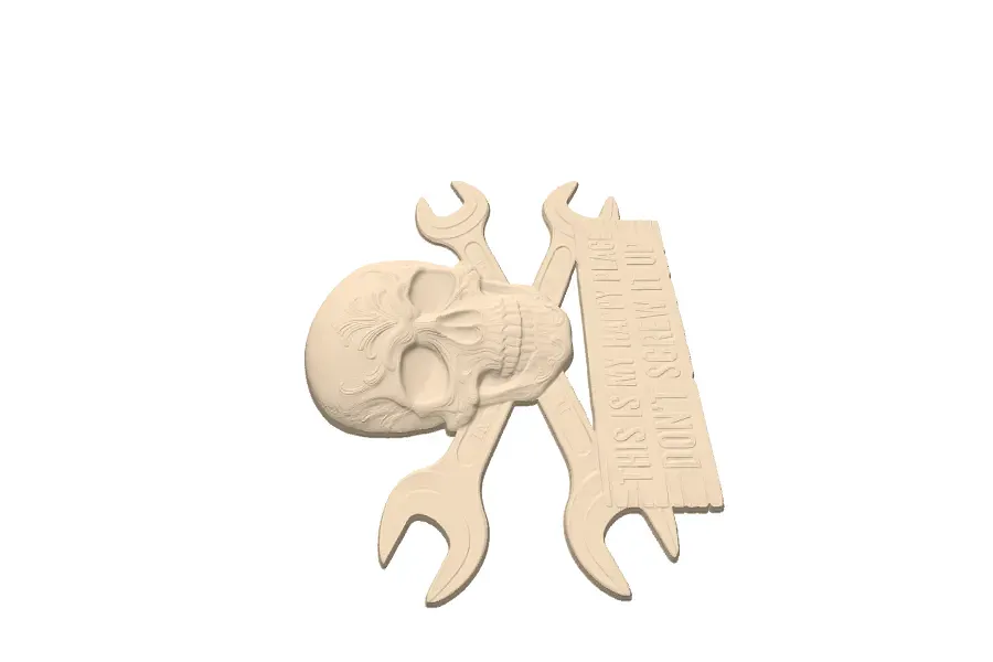 Skull Wrenches Happy Place Relief - image 1
