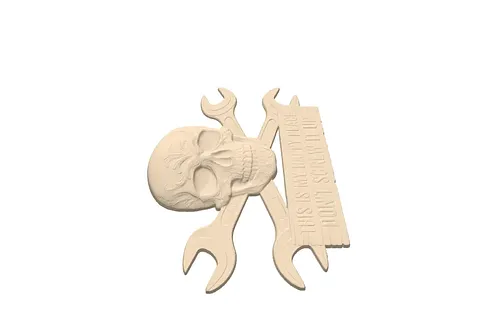 Skull Wrenches Happy Place Relief
