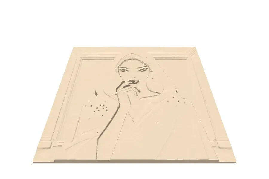 Hooded woman .25 - image 1