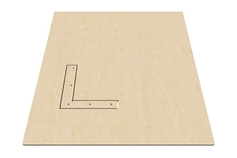 Copy of Wasteboard Square - Any Size machine