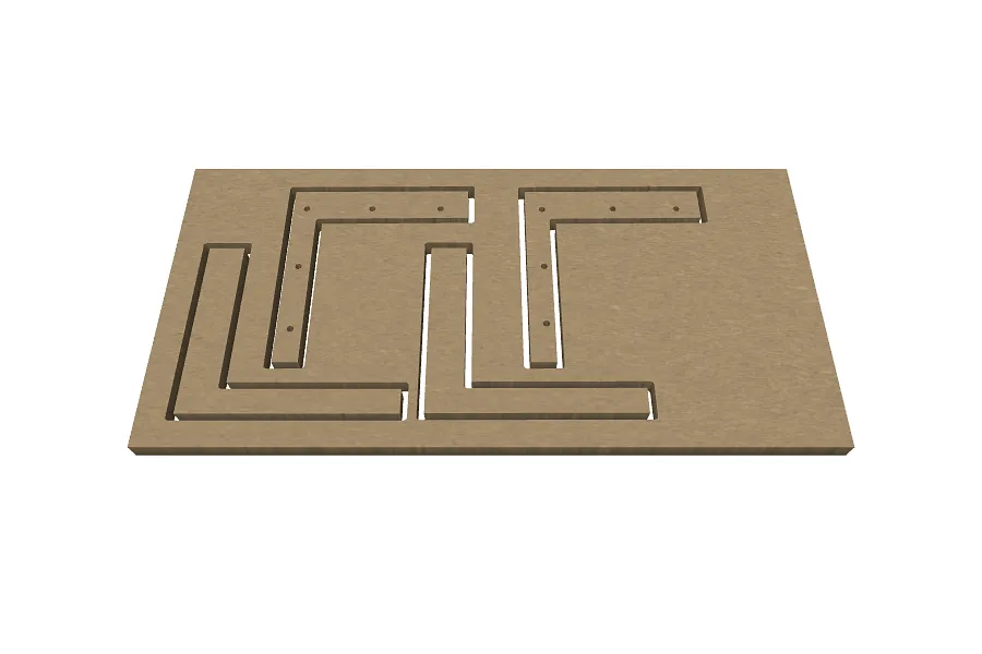 Copy of Wasteboard Square - Any Size machine - image 1