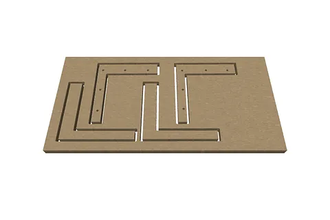 Copy of Wasteboard Square - Any Size machine