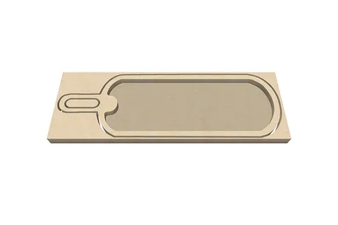 Elongated Rounded Serving Tray