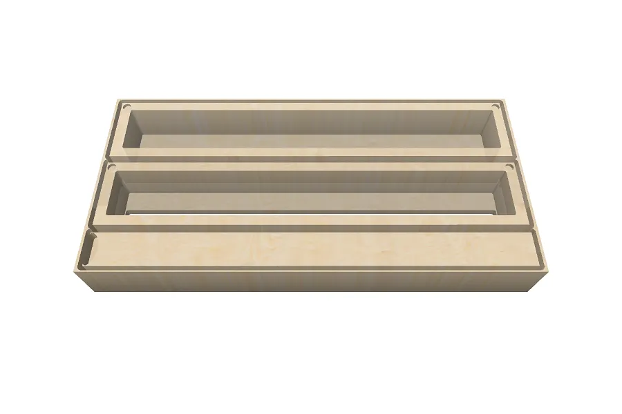 Foil case with tear off bar - image 1
