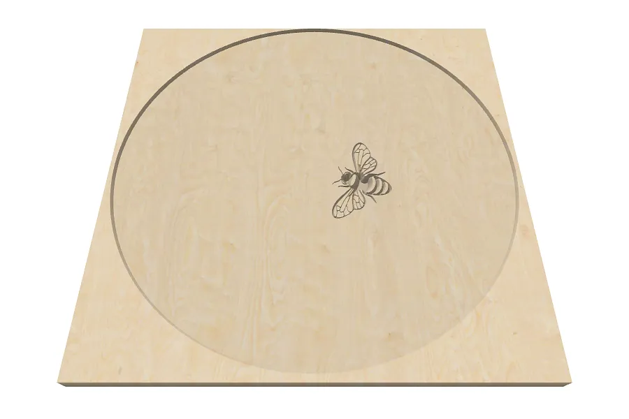 C. Spinn Bee on Sunflower - image 1