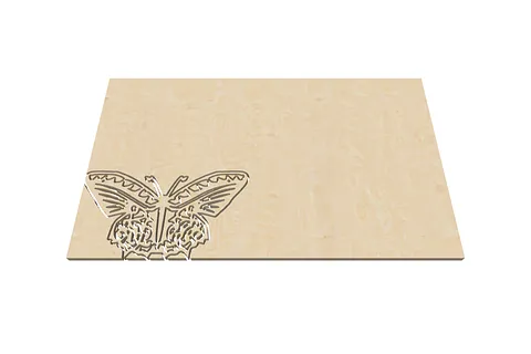Schmetterling 90x50 Fräser 1.0mm