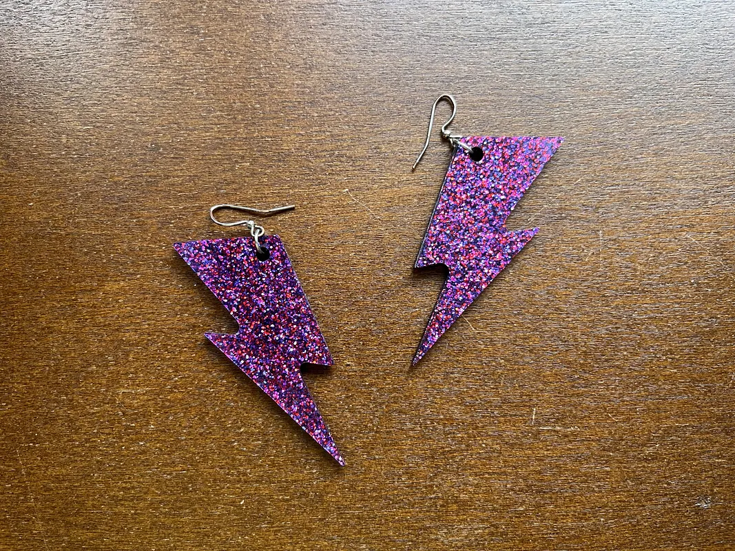 Lightning Bolt earrings - image 1