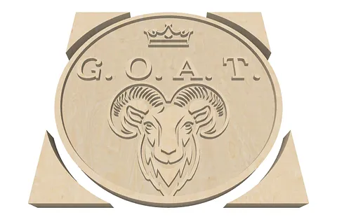 goat medallion coin