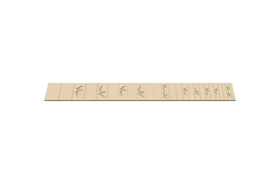Hawk Bass Inlay 34" Scale - image 1