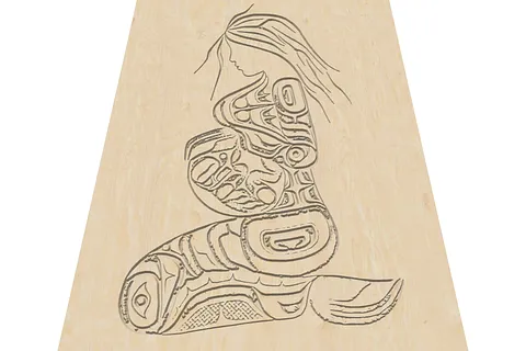 Haida Mother with Child