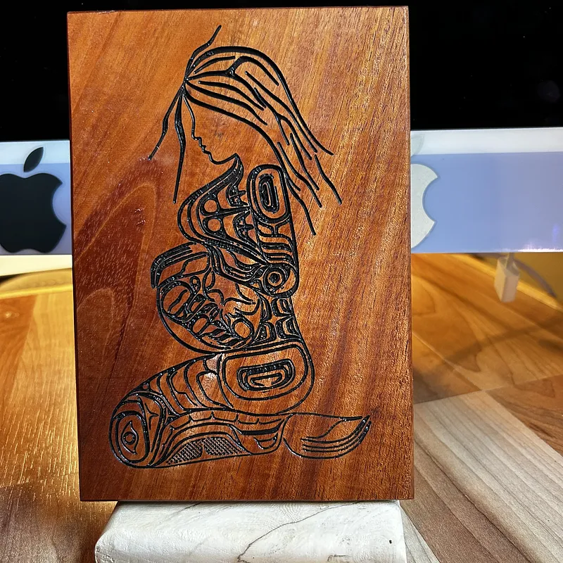 Haida Mother with Child - image 2
